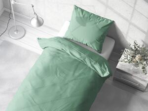 Biante Bavlnené jednofarebné posteľné obliečky Torino TON-006 Svetlo mintové Jednolôžko 140x200 a 70x90 cm