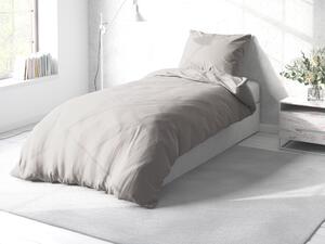 Biante Bavlnené jednofarebné posteľné obliečky Torino TON-007 Svetlo sivé Dvojlôžko francúzske 220x200 a 2ks 70x90 cm