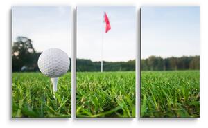 Sablio Obraz - 3-dílný Golf - 120x80 cm