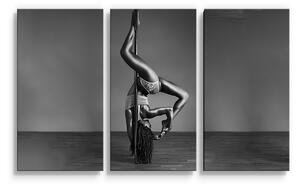 Sablio Obraz - 3-dílný Pole dancer - 120x80 cm