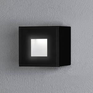 Vonkajšie nástenné LED Chieri, 8 x 8 cm, čierne