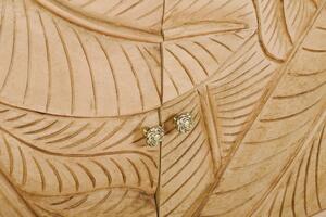 ŠIROKÁ KOMODA, mangové drevo, prírodné farby, čierna, 160/75/40 cm Livetastic - Online Only zostavy, Online Only