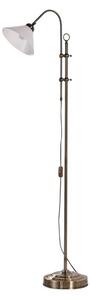 Lindby - Otis Stojaca Lampa Opale/Antique Brass