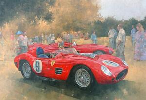 Miller, Peter - Umelecká tlač Ferrari, day out at Meadow Brook, (40 x 26.7 cm)