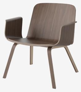 Palm Lounge jedálenská stolička s podrúčkami - Orech