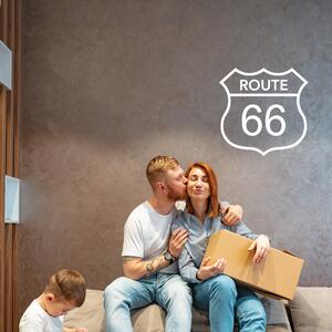 Sablio Samolepka na stenu: nápis Route 66 - 60x60