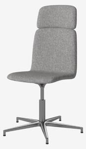 Palm kancelárska stolička - chrómovaná oceľ