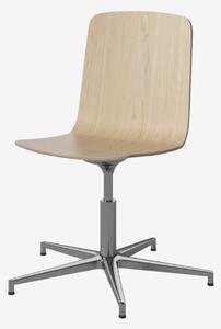 Palm kancelárska stolička - Bielený dub