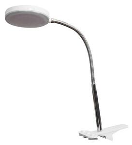 Lindby - Milow LED Lampa so Štipcom Chrome/White