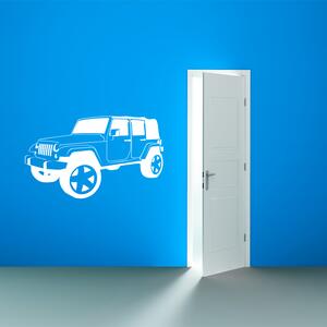 Sablio Samolepka na stenu: Jeep - 60x38 cm