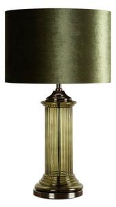 Dekorstudio Stolová lampa NICOLA ⌀38x67cm - fľaškovozelená so zeleným tienidlom