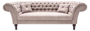 Sofa Paris 230cm greige béžová zamat
