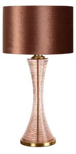 Dekorstudio Stolová lampa MARLEY sklenená ⌀41x79cm - medená