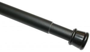 Rozperná tyč 26/23 mm čierna mat, 80 - 130 cm