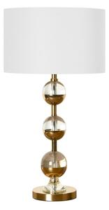 Dekorstudio Stolová lampa ALISON ⌀36x66cm - zlatá s bielym tienidlom