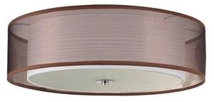 Lindby - Tobia Stropné Lampa Brown/White/Chrome