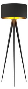Lindby - Benik Stojaca Lampa Black/Gold