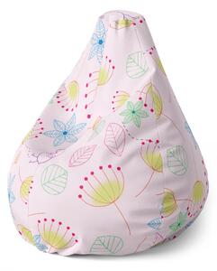 Sablio Sedací vak Pear Farebné obrázky - 70 x 95 x 15 cm