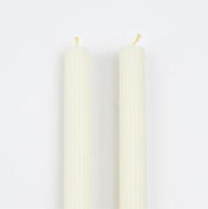 Vysoká sviečka Ivory 25 cm – set 2 ks