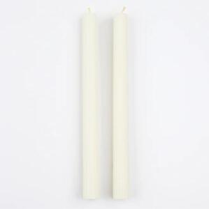 Vysoká sviečka Ivory 25 cm – set 2 ks