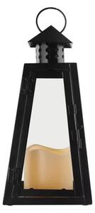 EMOS 1 LED lampáš čierna hranatá, 26,5 cm, 3x AAA, vnútorné, vintage (DCLV18) + záruka 3 roky zadarmo