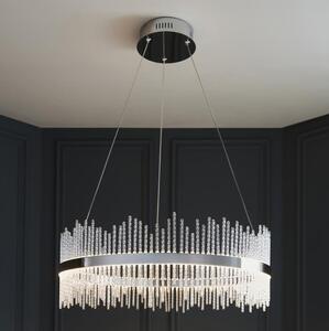 Endon 107108 - LED luster na lanku LED/56W/230V 3000K lesklý chróm