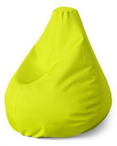 Sablio Sedací vak Pear Citrónová - 70 x 95 x 15 cm