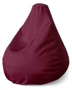 Sablio Sedací vak Pear Bordó - 70 x 95 x 15 cm