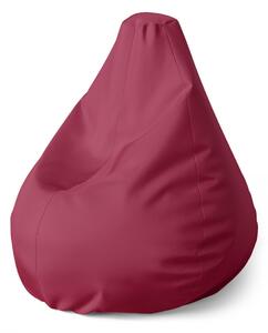 Sablio Sedací vak Pear Vínová - 70 x 95 x 15 cm