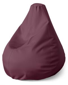 Sablio Sedací vak Pear Červenofialová - 70 x 95 x 15 cm