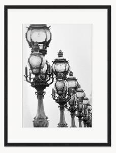Nástenná dekorácia v ráme Bridge in Paris