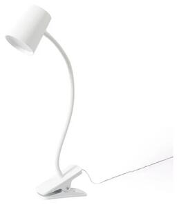 Lindby - Ailina LED Lampa so Štipcom White