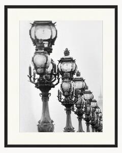 Nástenná dekorácia v ráme Bridge in Paris