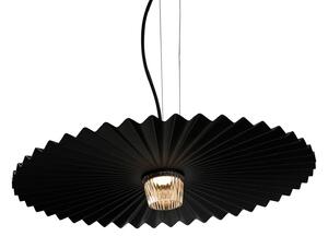 Karman Gonzaga závesné LED svetlo, Ø 59 cm, čierne