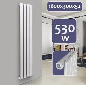 AQUAMARIN Vertikálny radiátor, 1600 x 300 x 52 mm