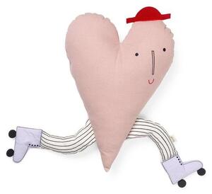 Ferm LIVING - Heart Cushion Dusty Rose