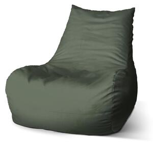 Sablio Sedací vak Bean Vojenská zelená 2 - 100 x 90 x 45 cm