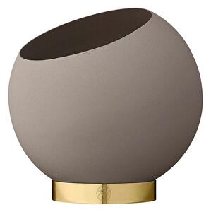 AYTM - Globe Kvetináč s Rastlinou Ø17xH15,4 Taupe/Gold