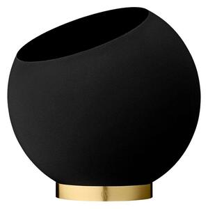 AYTM - Globe Kvetináč s Rastlinou Ø30xH26,6 Black/Gold