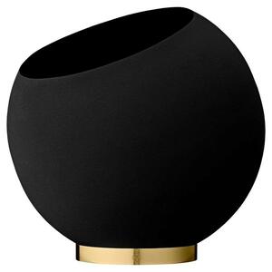 AYTM - Globe Kvetináč s Rastlinou Ø37xH32,3 Black/Gold