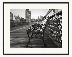 Nástenná dekorácia v ráme Brooklyn In Black And White
