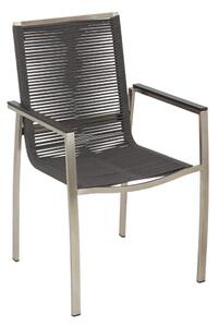 STOHOVATEĽNÉ KRESLO, kov, plast, textil Amatio - Záhradné stoličky