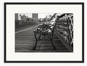Nástenná dekorácia v ráme Brooklyn In Black And White
