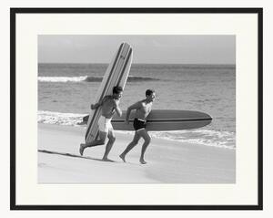Nástenná dekorácia v ráme Surf Running