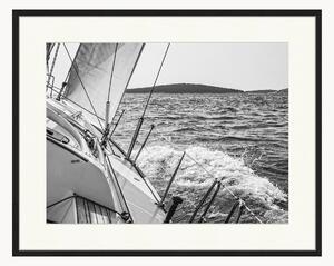 Nástenná dekorácia v ráme Sailing