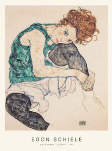 Obrazová reprodukcia Adele Herms (Special Edition Female Portrait) - Egon Schiele, (30 x 40 cm)