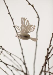 Dekoratívne vtáčiky Paper Bird Sand - set 2 ks