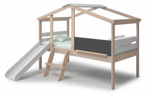 MUZZA Detská posteľ bogan 90 x 190 cm biela