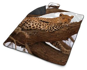 Sablio Plážová deka Leopard 2: 200x140 cm