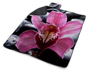 Sablio Plážová deka Ružová orchidea: 200x140 cm